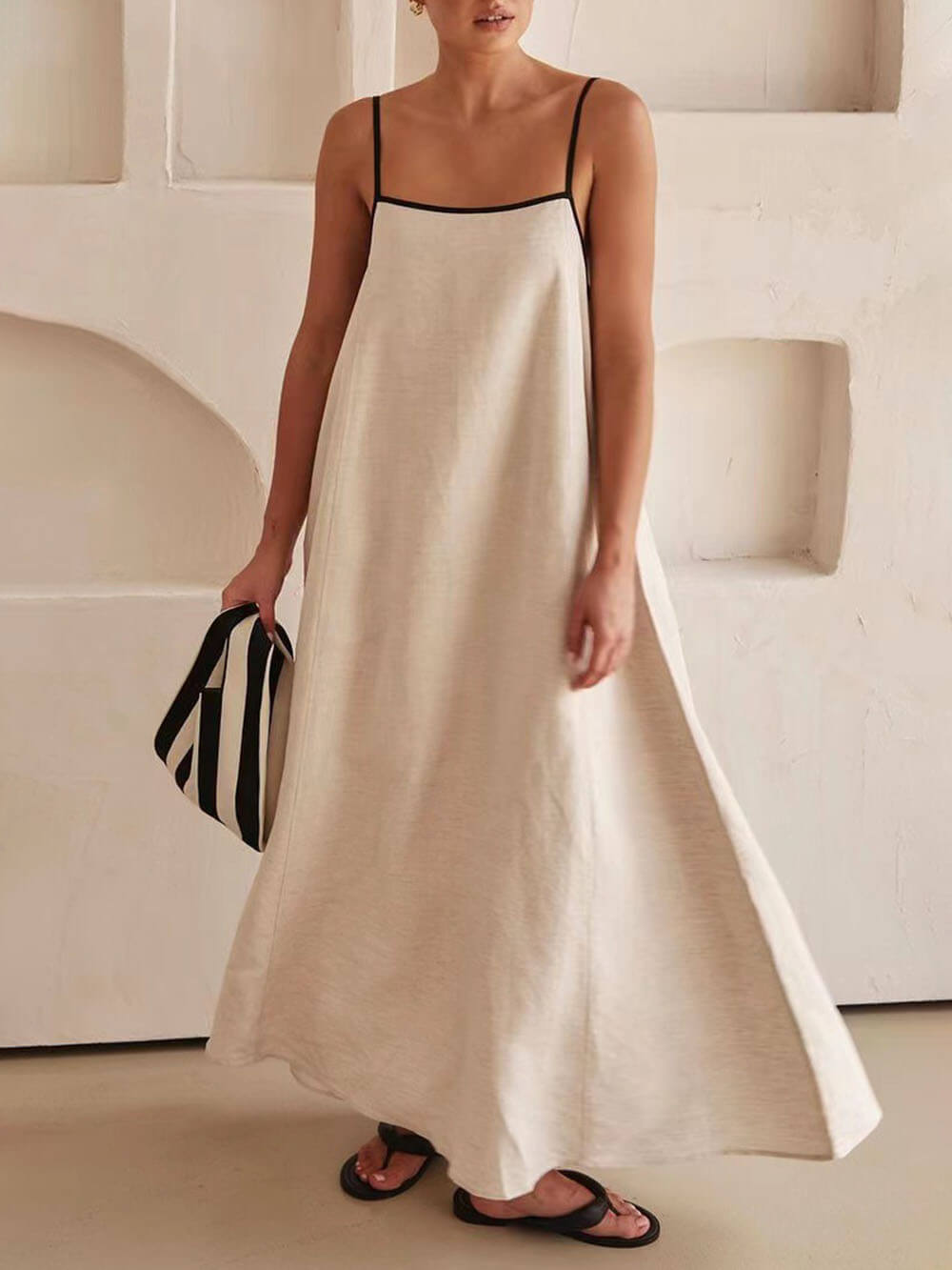 Vestido de corte evasé