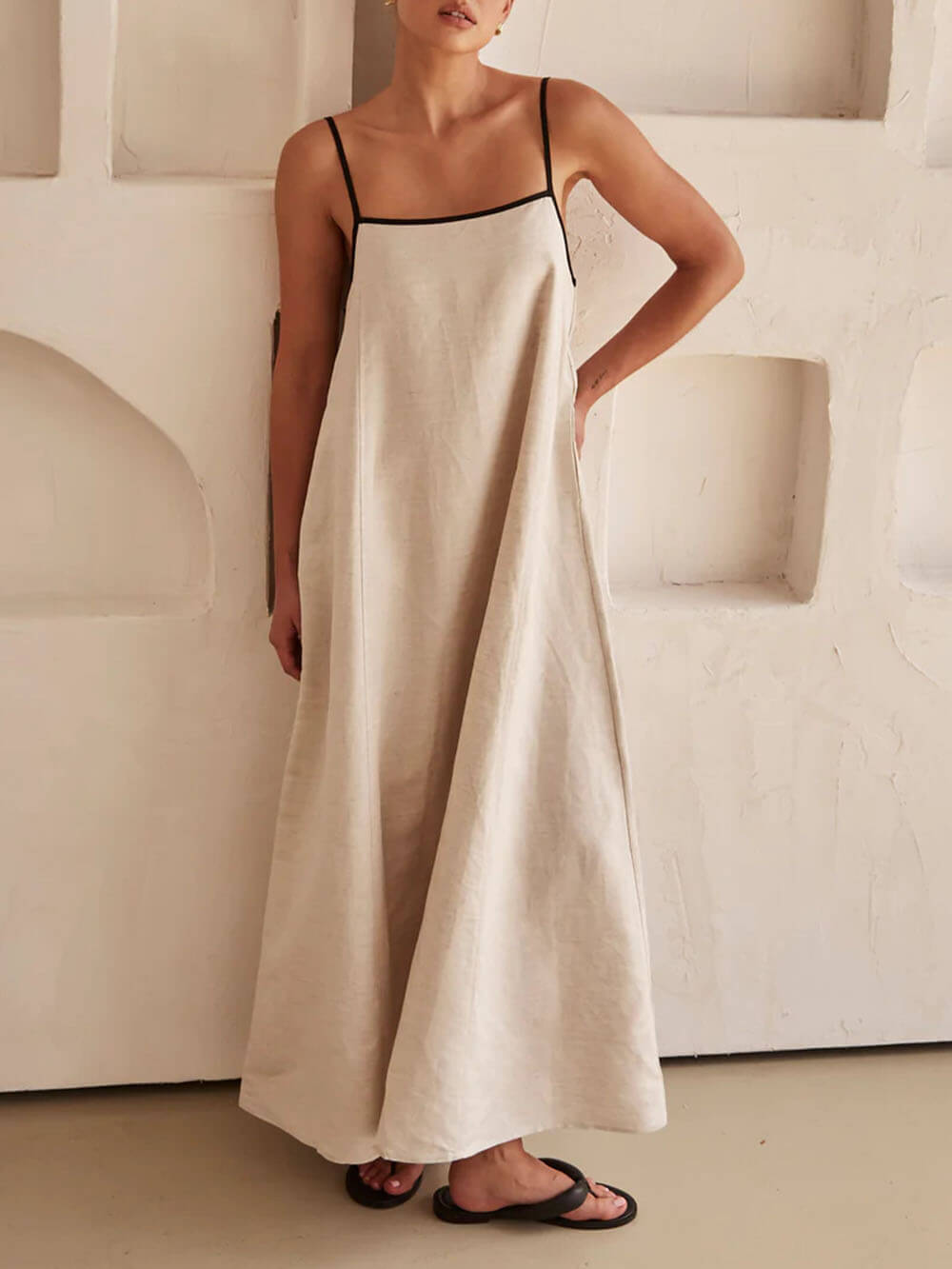 Vestido de corte evasé