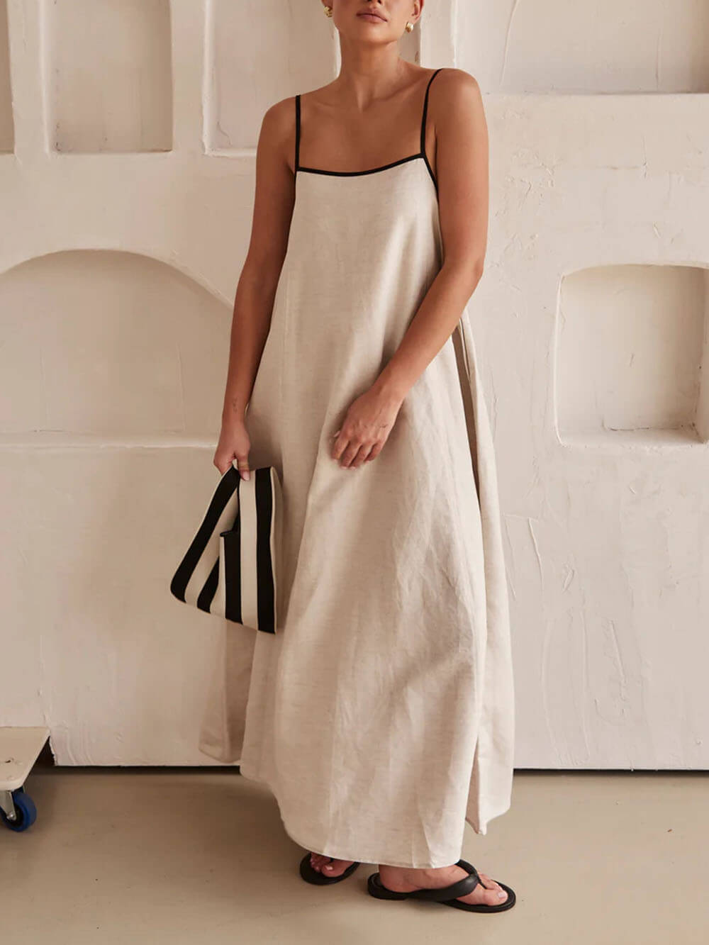 Vestido de corte evasé