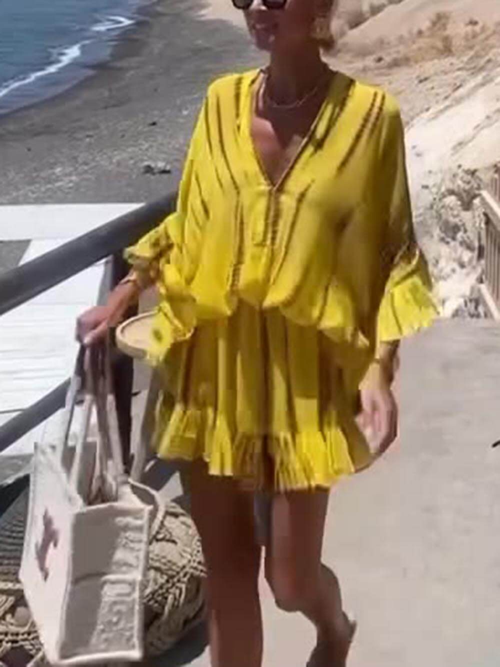 Vestido corto Unique Tie