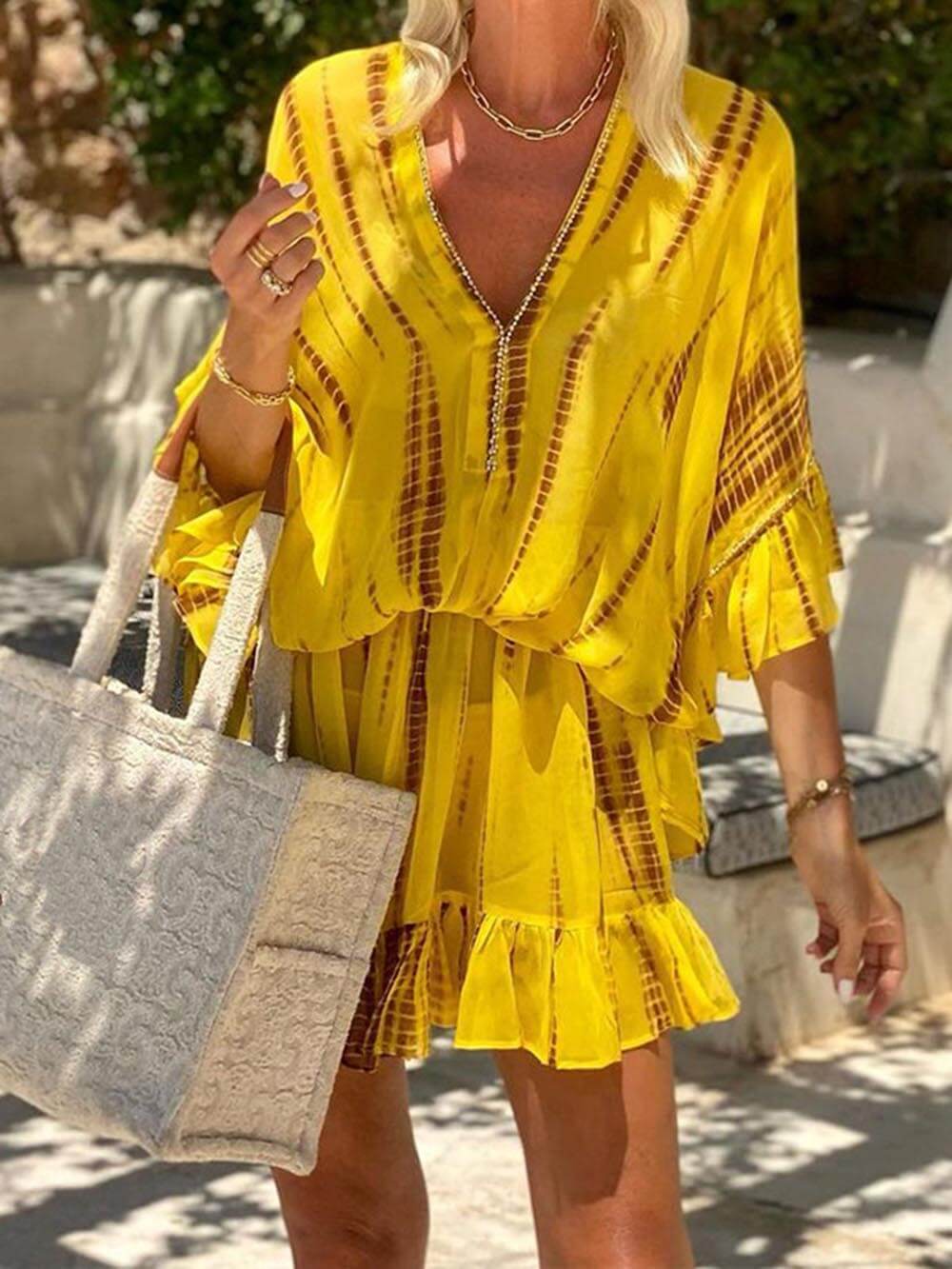 Vestido corto Unique Tie