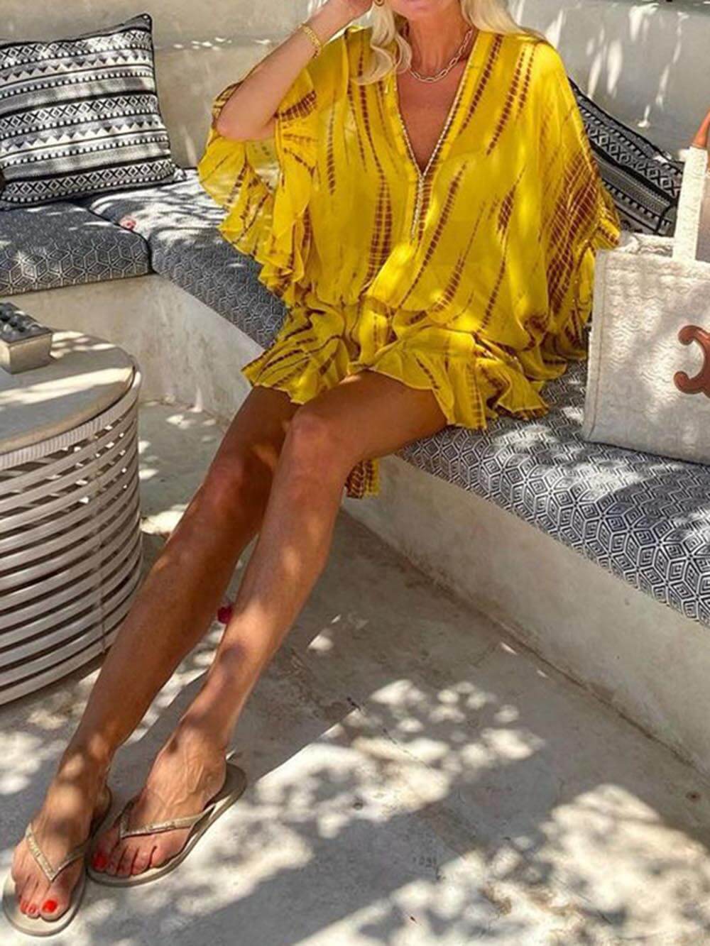 Vestido corto Unique Tie