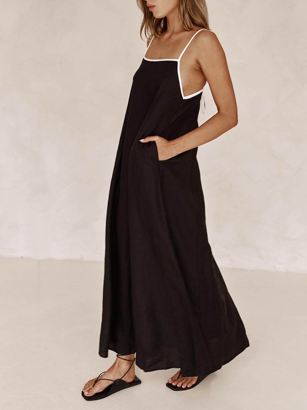Vestido de corte evasé