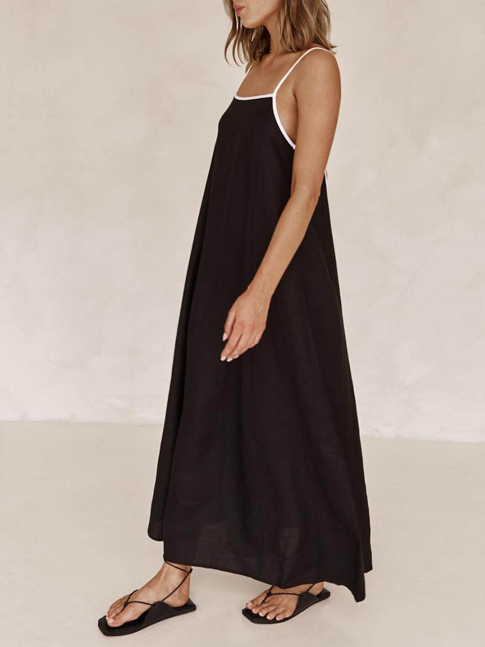 Vestido de corte evasé