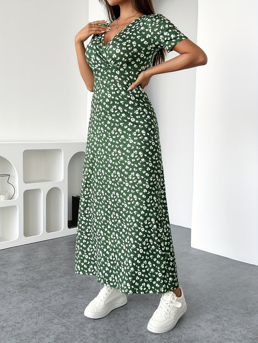Vestido de punto Isla Ruffle