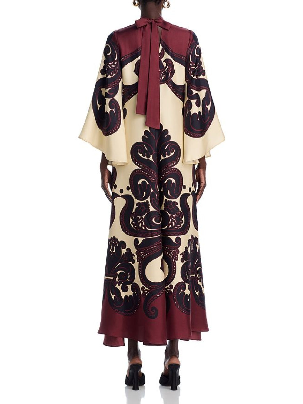 Vestido largo estampado Elegance Ease