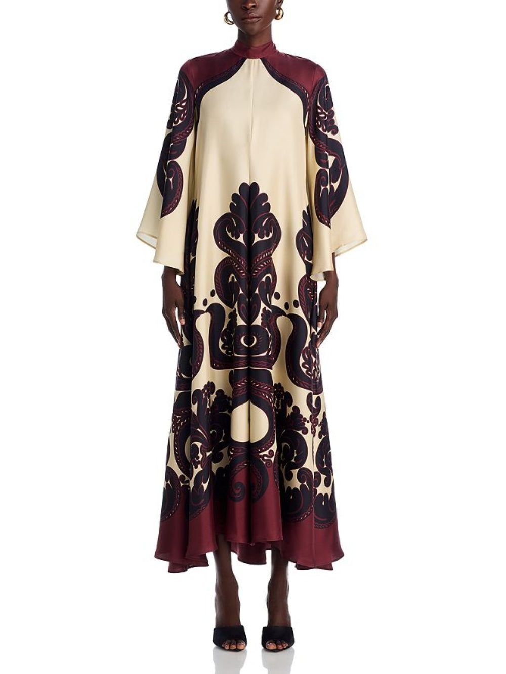 Vestido largo estampado Elegance Ease