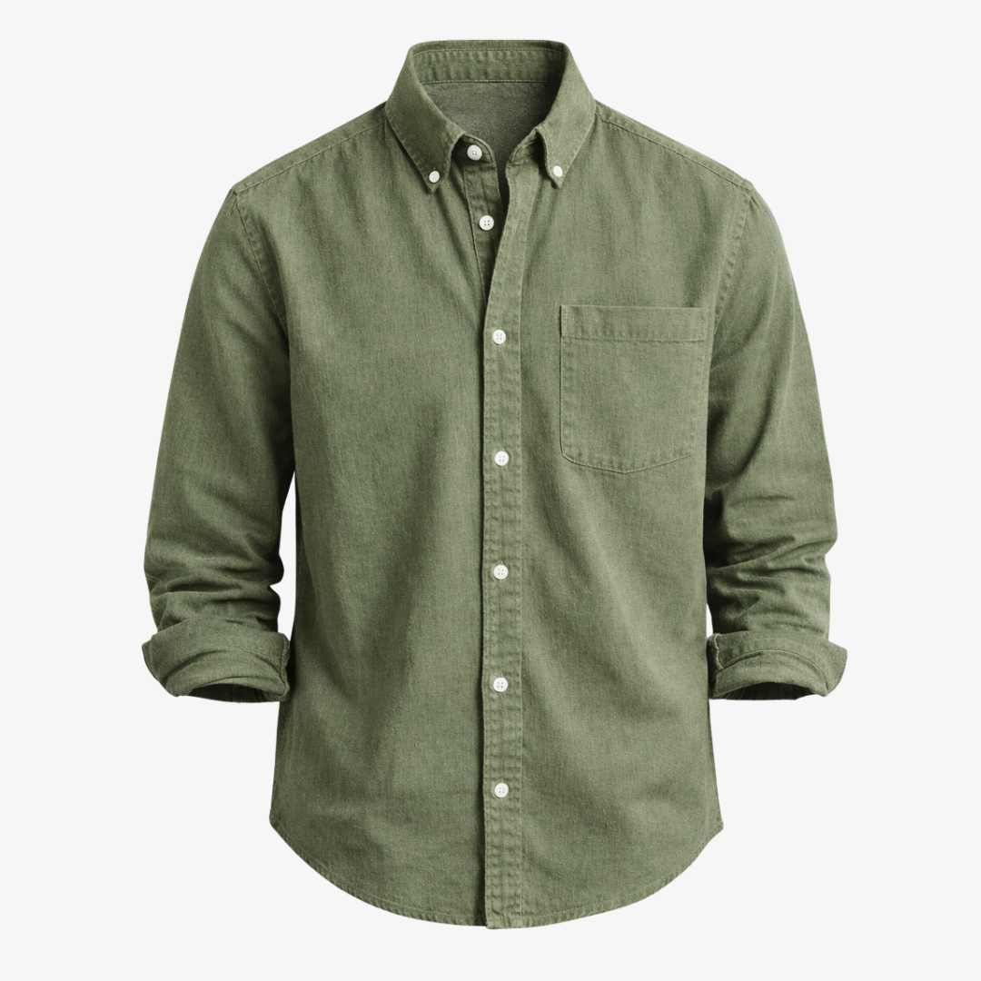 Camisa de lino Kensington Chest-pocket