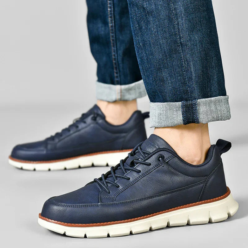 Zapatillas de piel Leo Crafted