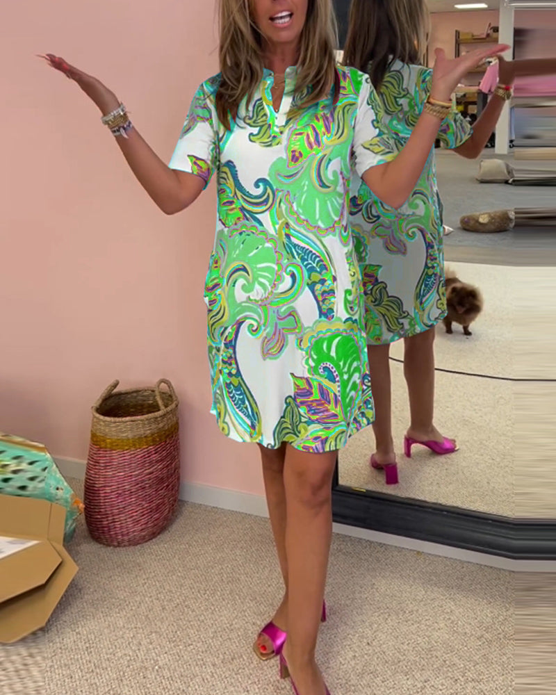 Vestido estampado Aria