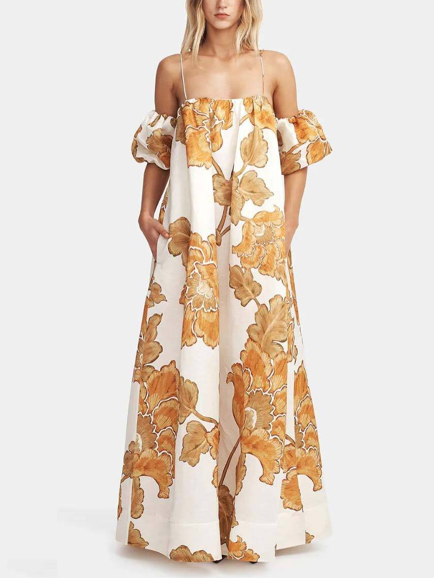 Vestido estampado de flores