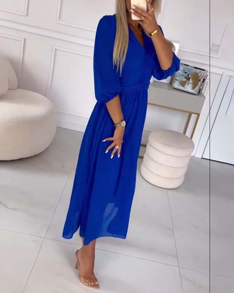 Vestido midi Mira Waisted