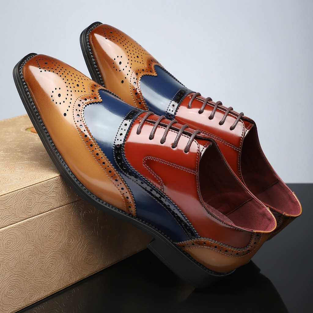 Zapatos brogue vintage Rhodes