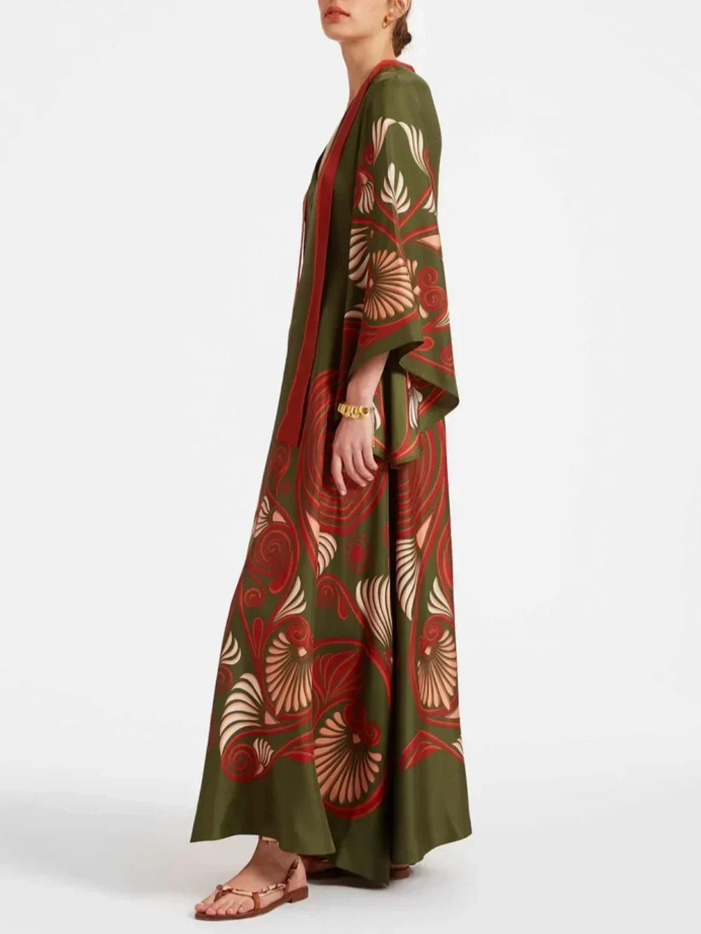 Vestido largo estampado Elegance Dazzling
