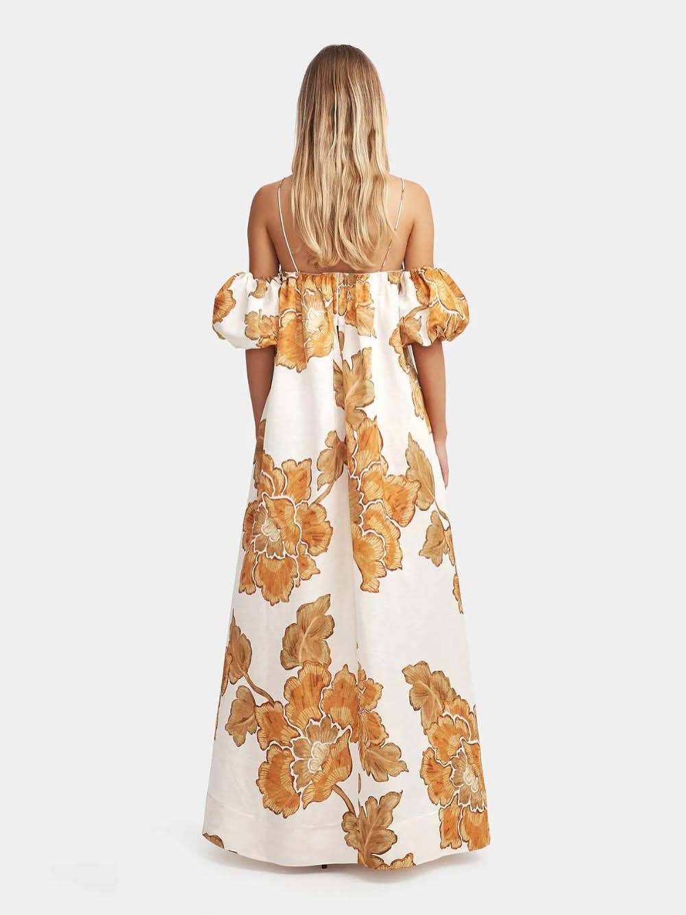 Vestido estampado de flores
