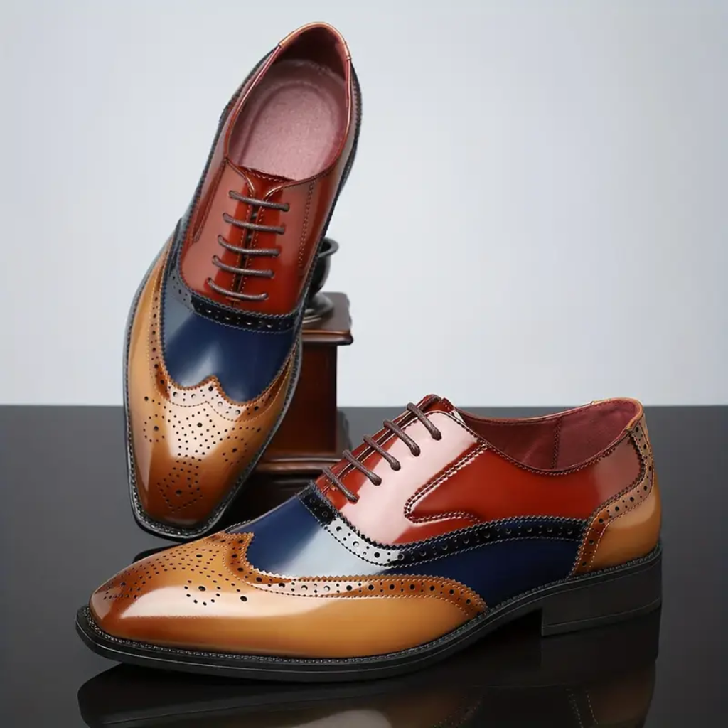 Zapatos brogue vintage Rhodes