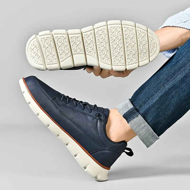 Zapatillas de piel Leo Crafted