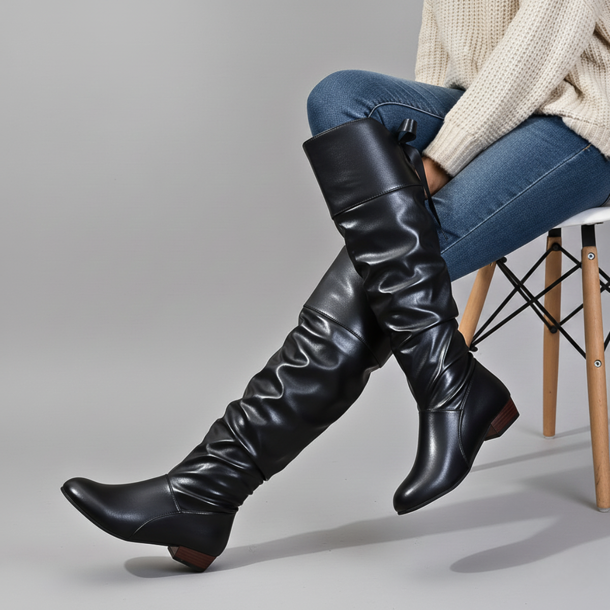 Botas de piel Anoura