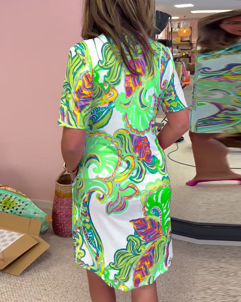 Vestido estampado Aria