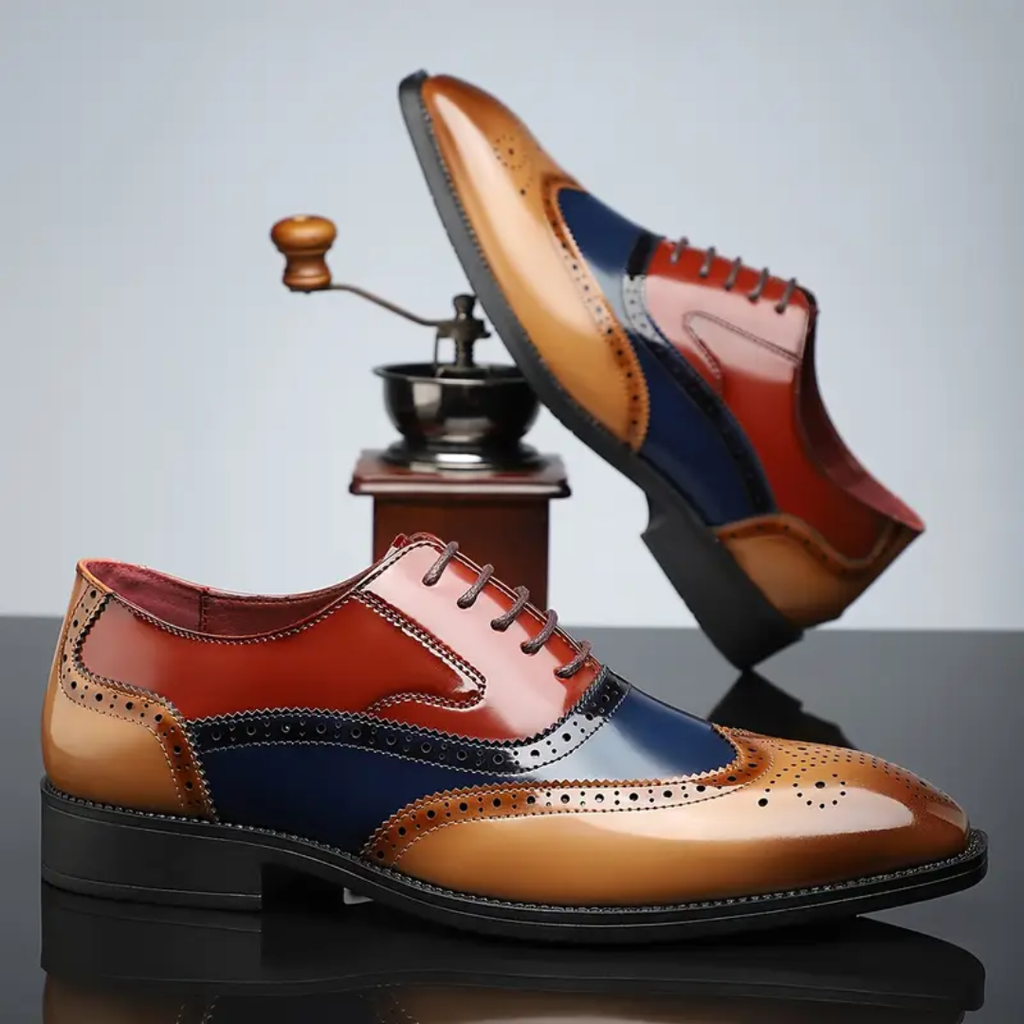 Zapatos brogue vintage Rhodes