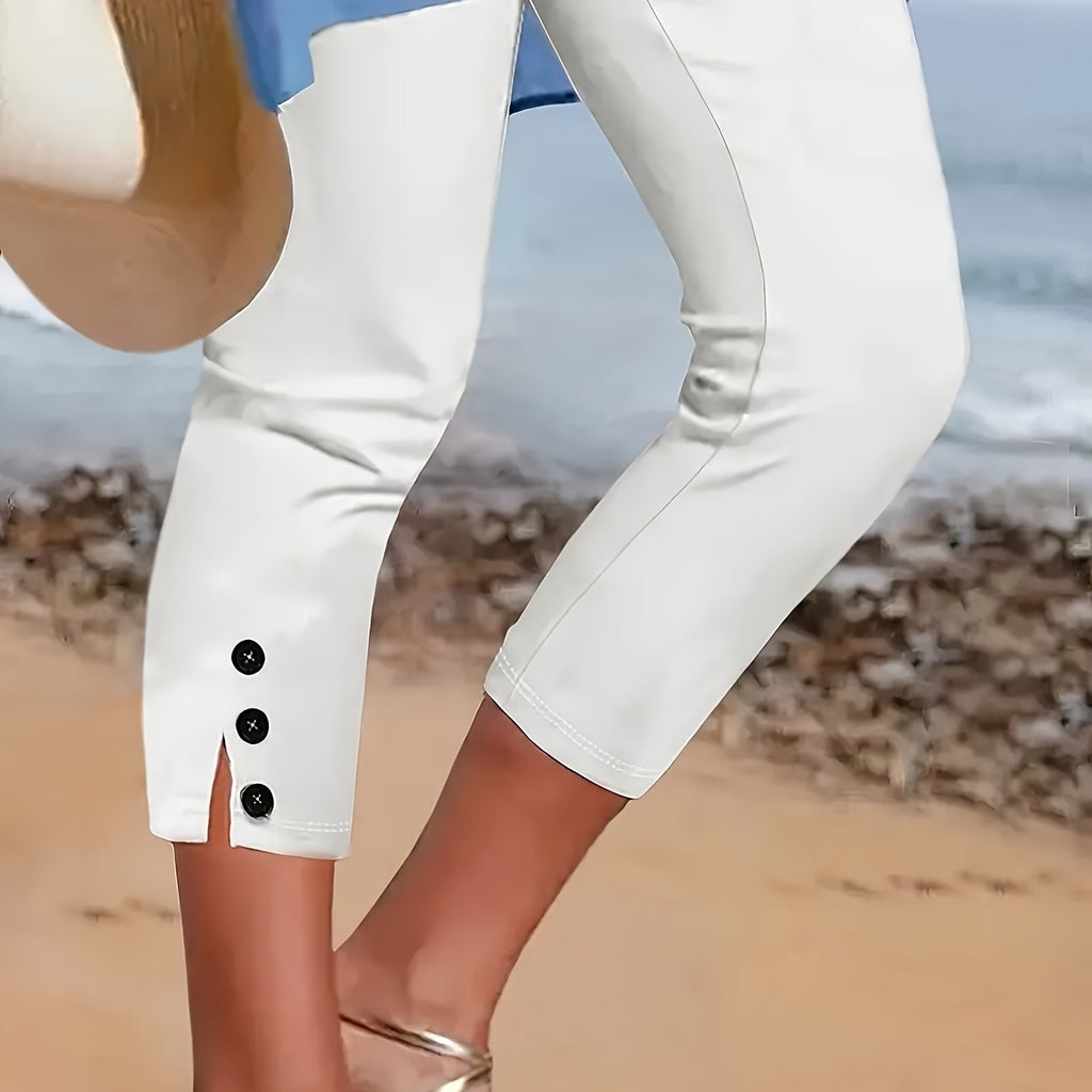 Pantalón capri Clara Polished