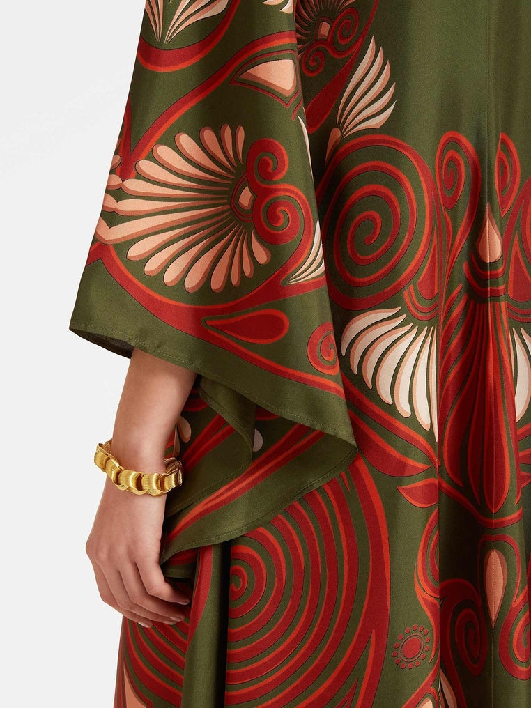 Vestido largo estampado Elegance Dazzling