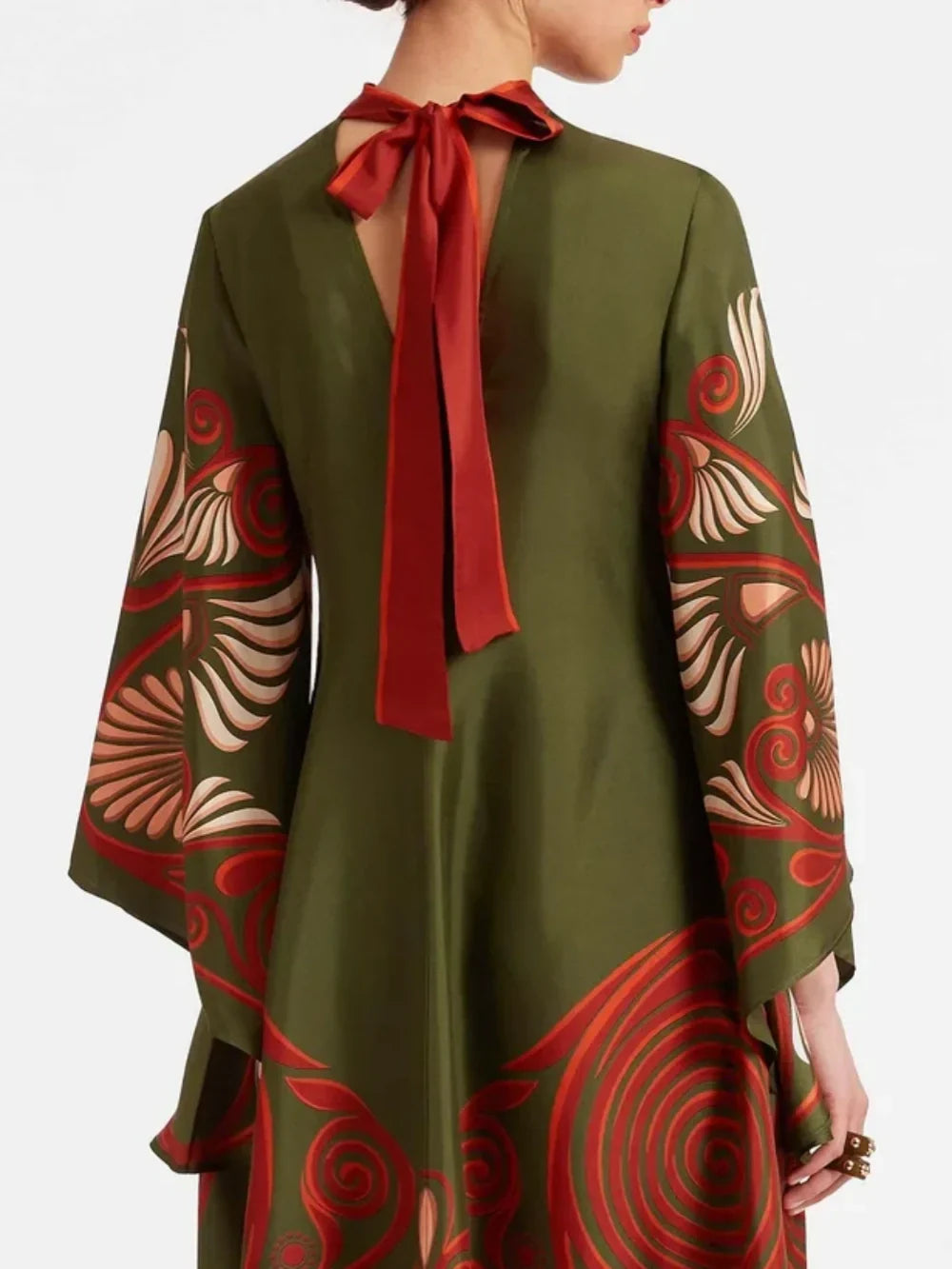 Vestido largo estampado Elegance Dazzling