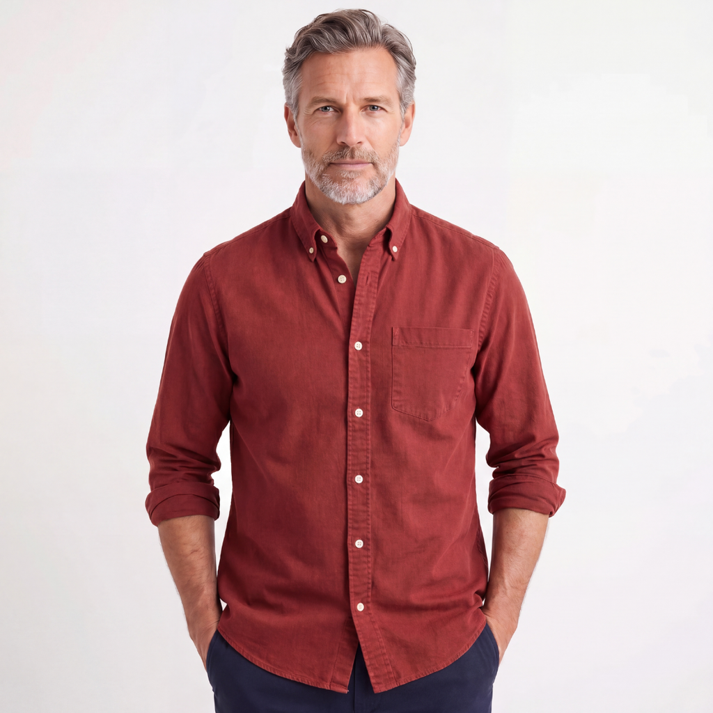 Camisa de lino Kensington Chest-pocket
