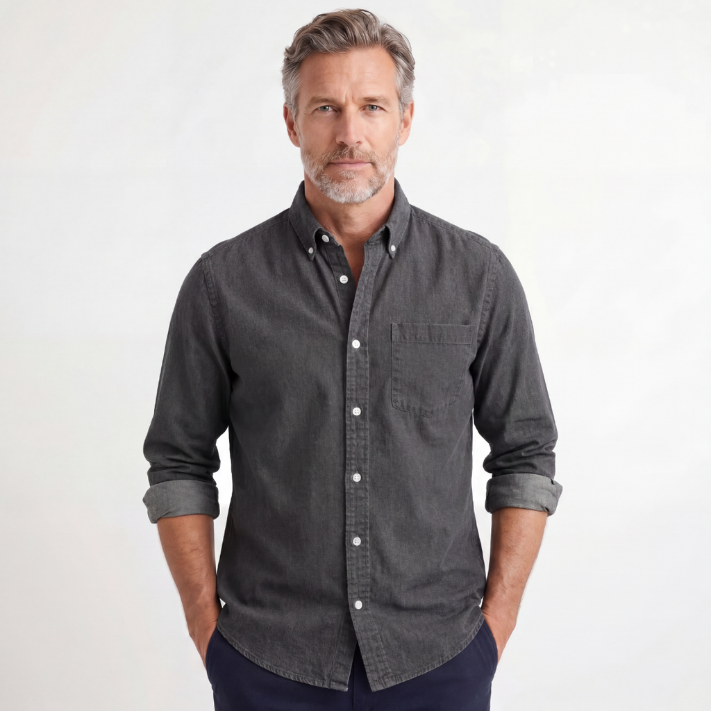 Camisa de lino Kensington Chest-pocket