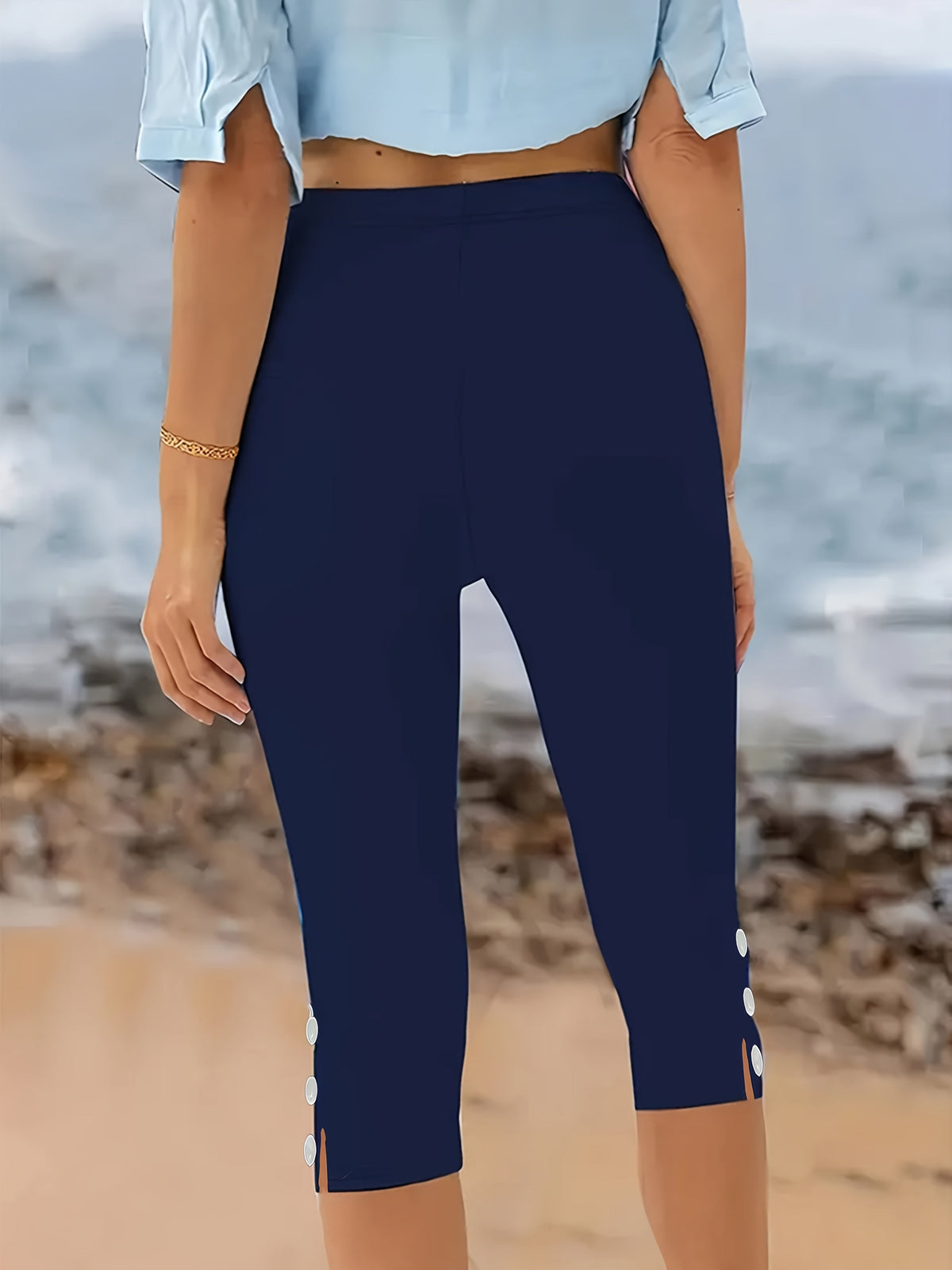 Pantalón capri Clara Polished