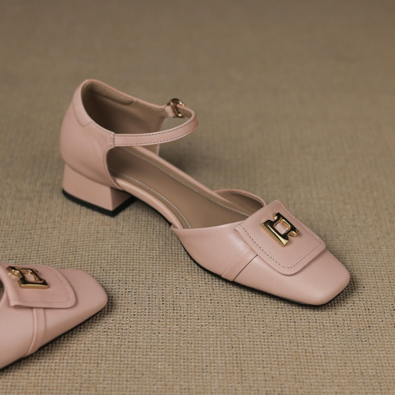 Merceditas de piel Hartley Buckled