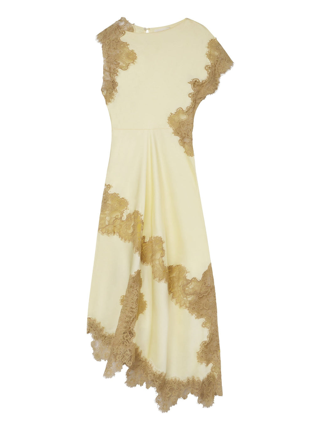 Vestido largo de satén