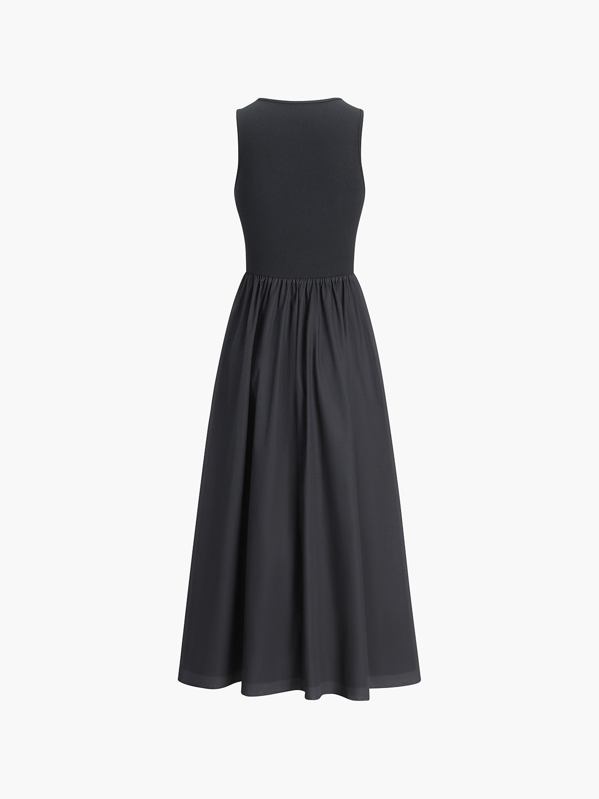 Vestido con cuello redondo Leisure