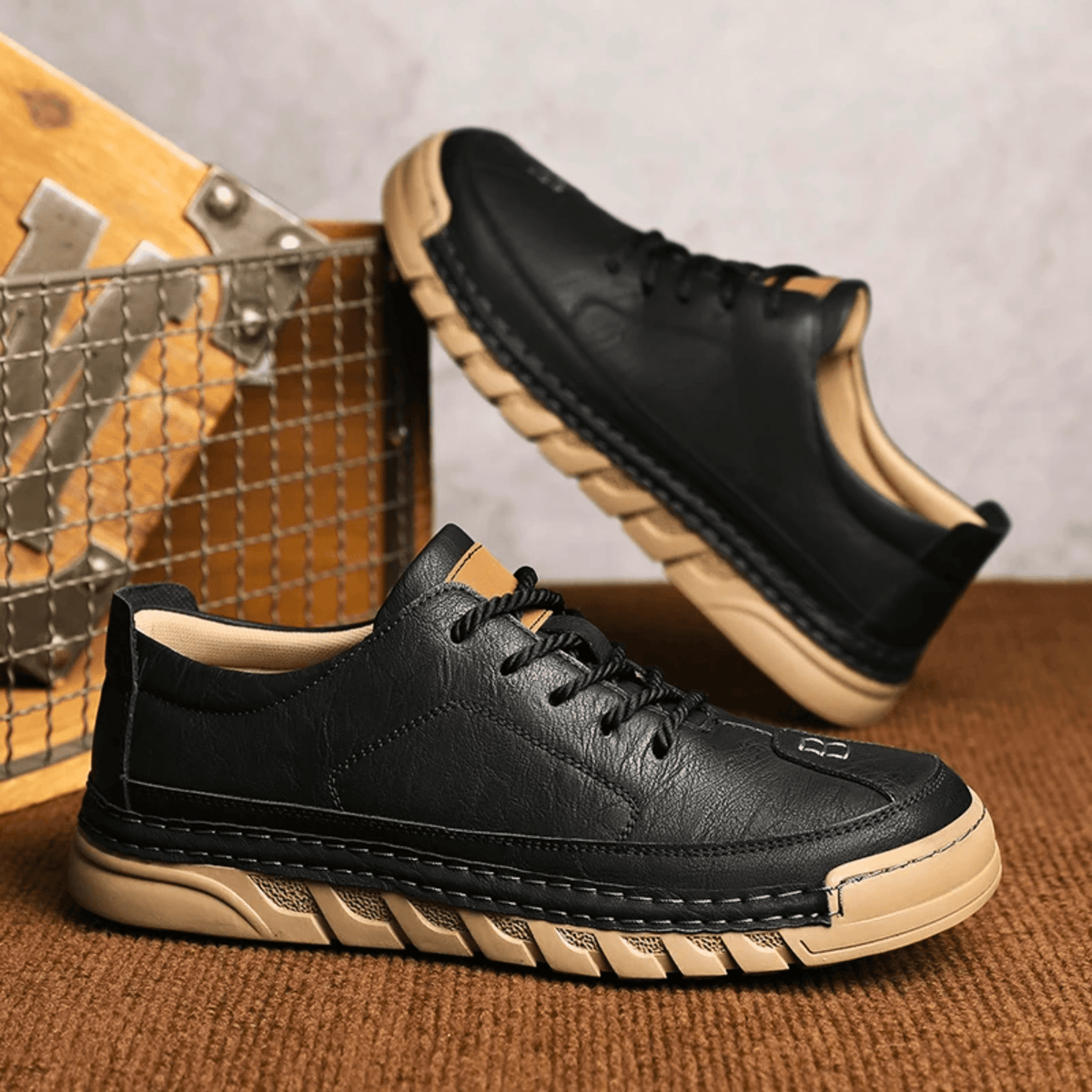 Zapatillas de piel Easton