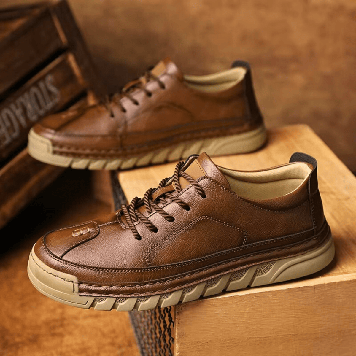 Zapatillas de piel Easton