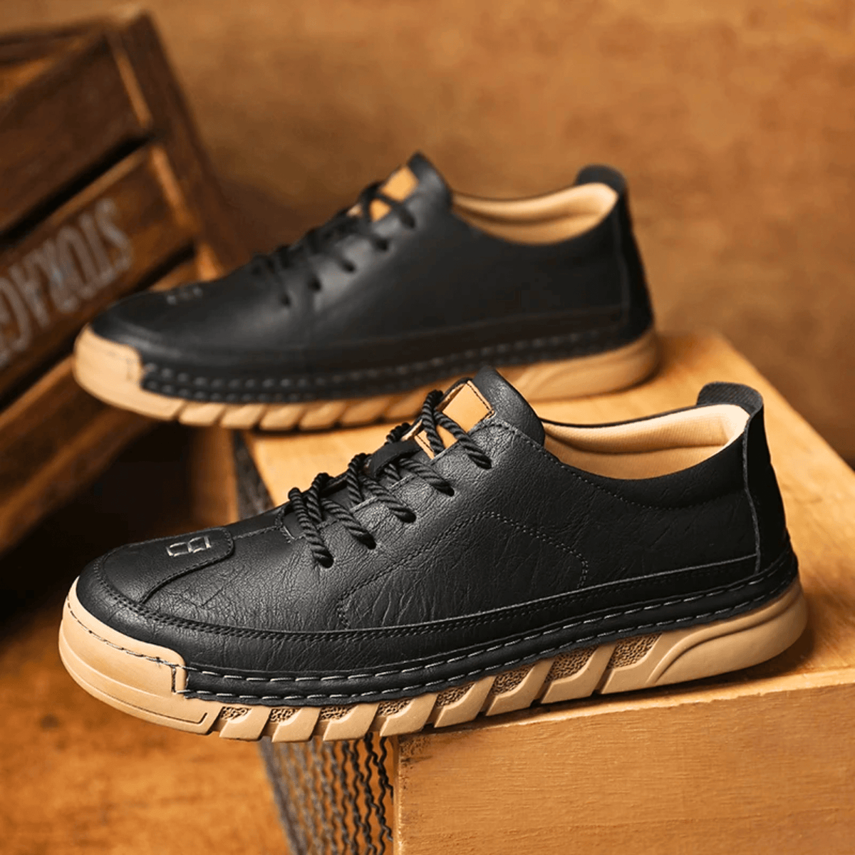 Zapatillas de piel Easton