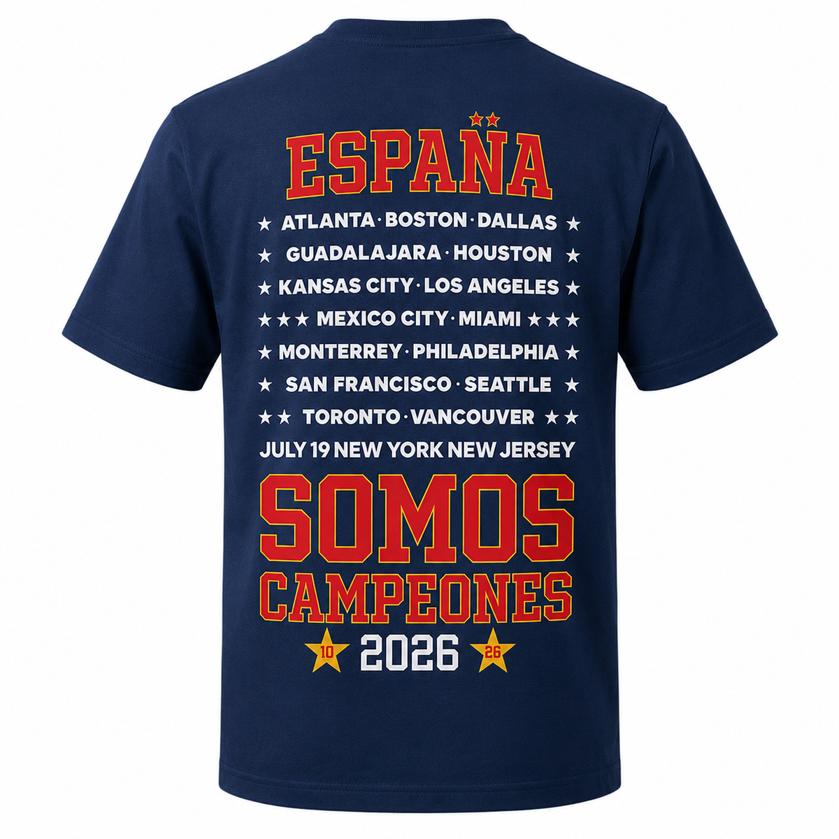 Spain We Are Champions Blue 2026