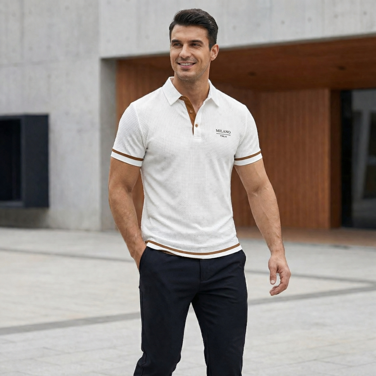 Polo de algodón Kensington