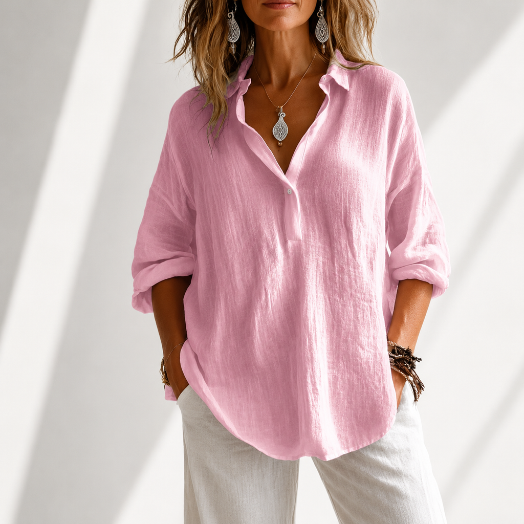 Blusa de algodón Kensington