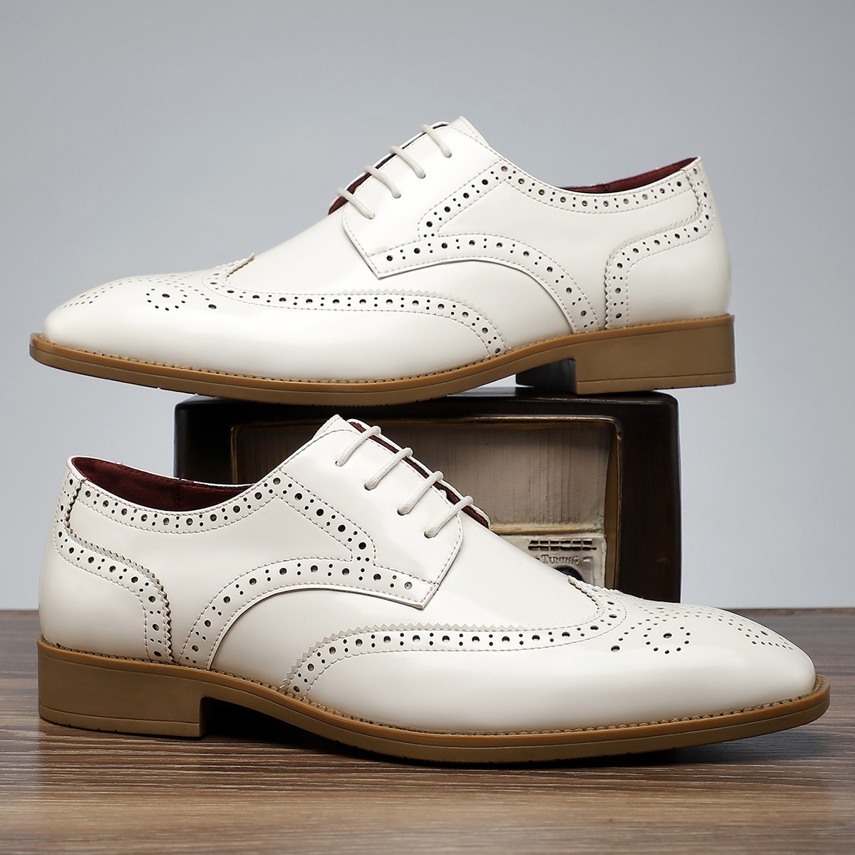 Zapatos brogue de piel Stirling