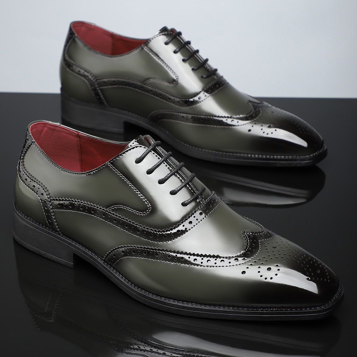 Zapatos brogue de piel Stirling