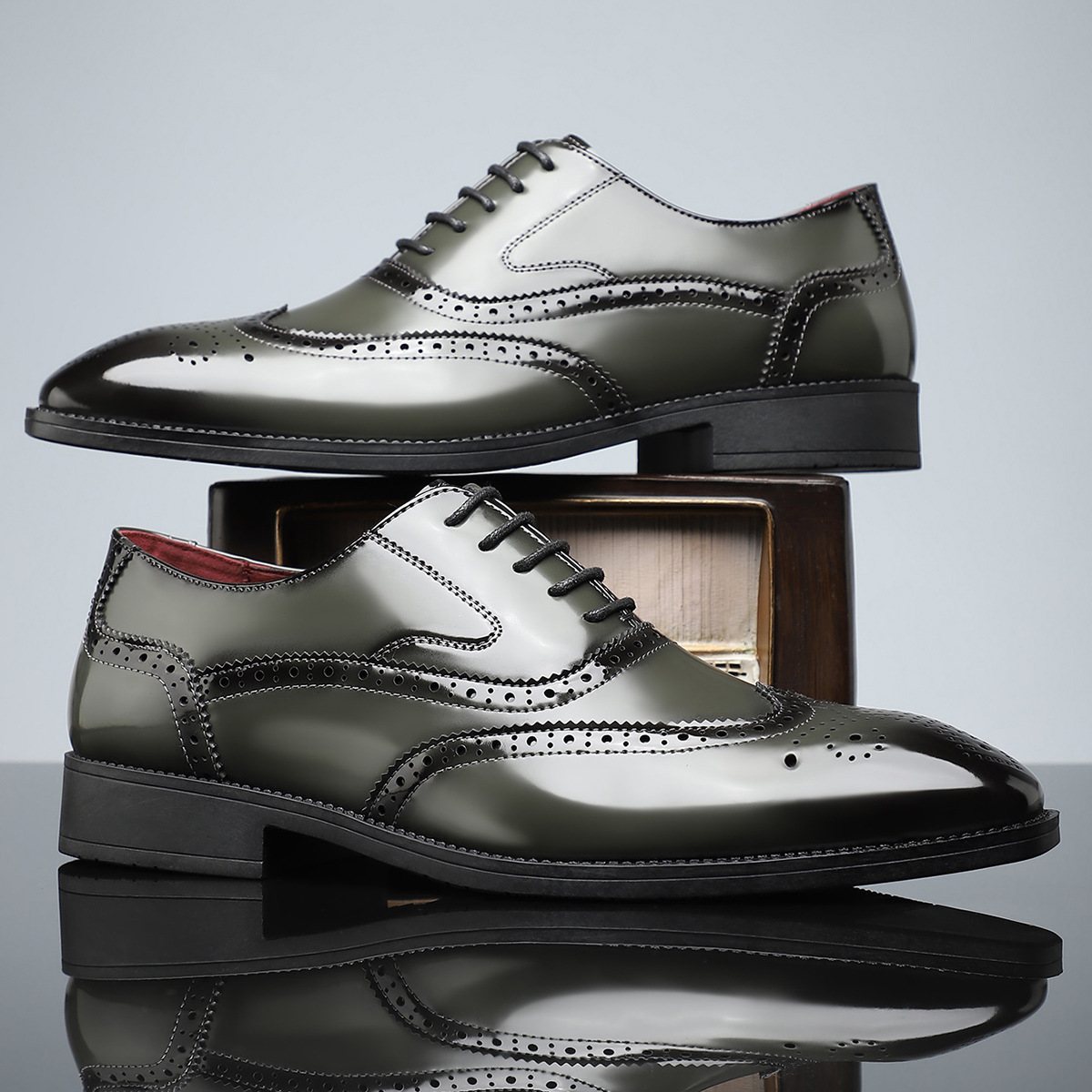 Zapatos brogue de piel Stirling