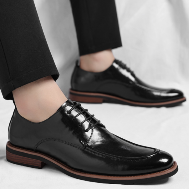 Zapatos derby de piel Vaughan