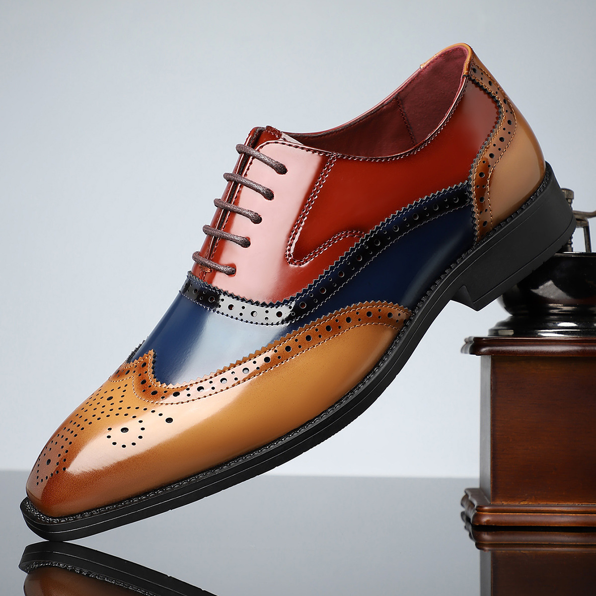 Zapatos brogue de piel Stirling