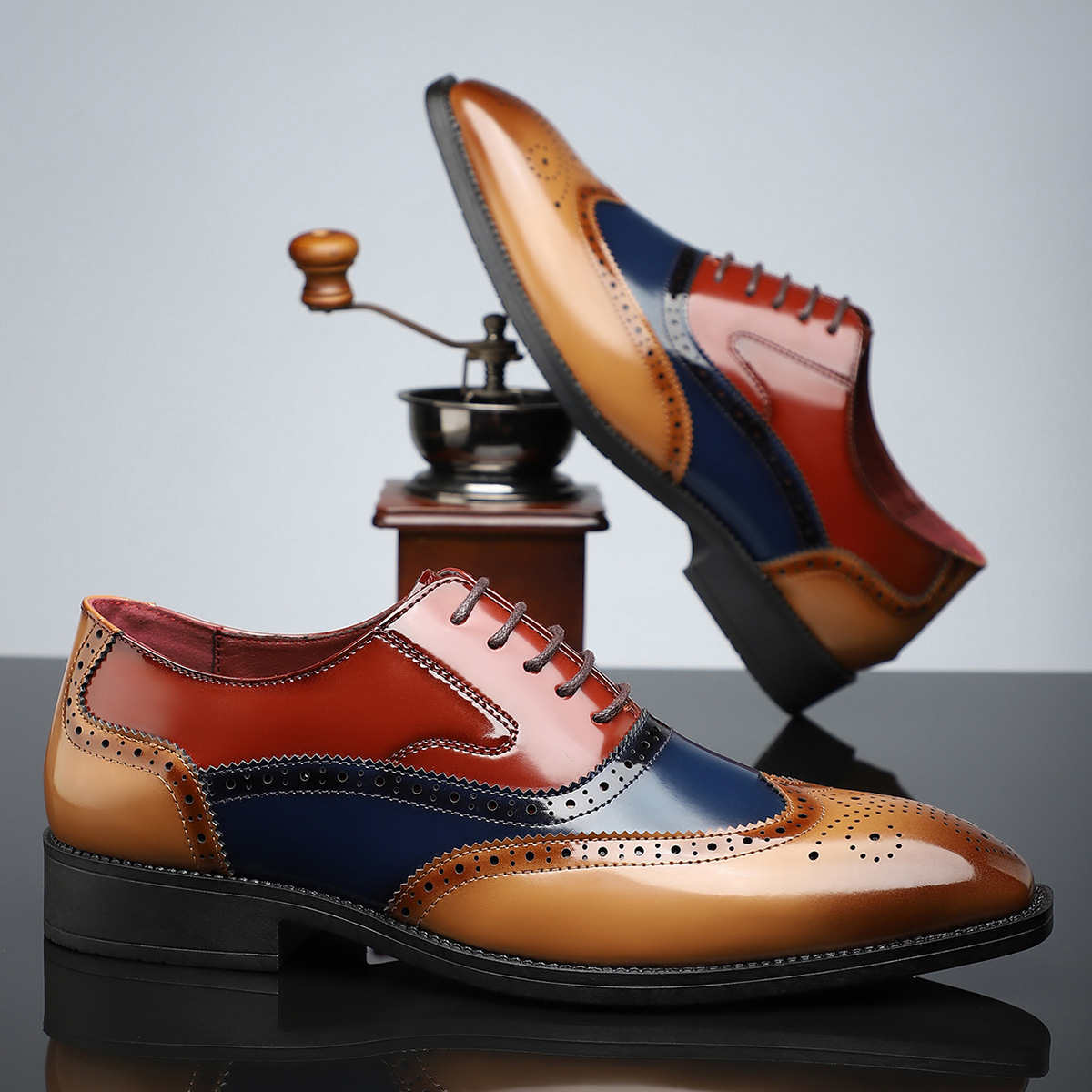 Zapatos brogue de piel Stirling