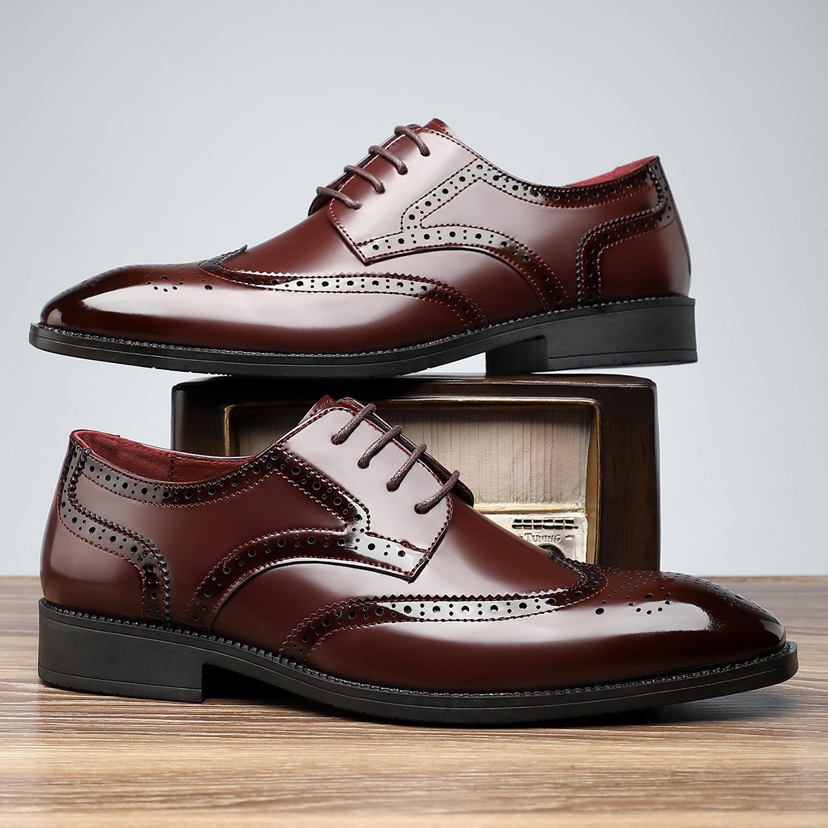 Zapatos brogue de piel Stirling