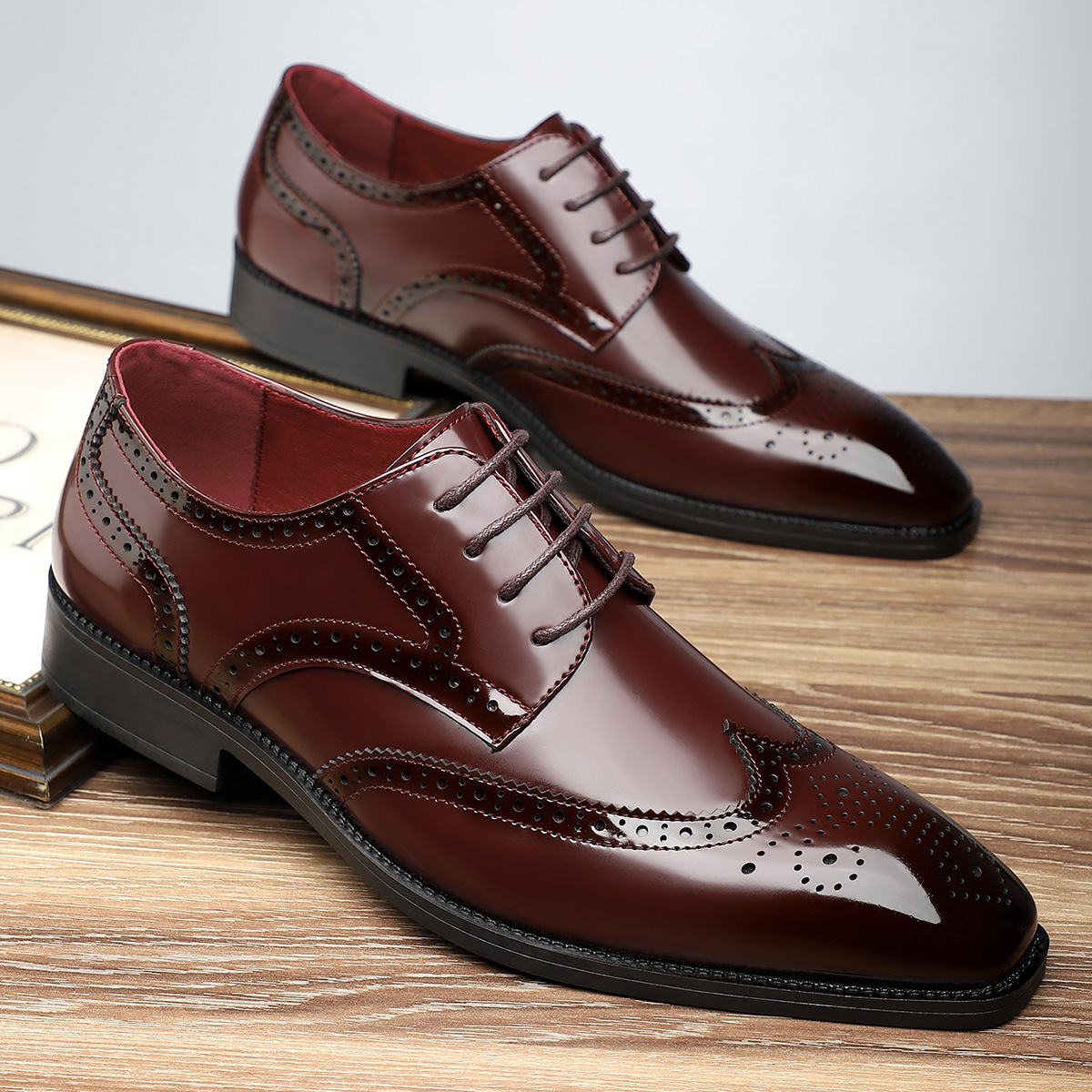 Zapatos brogue de piel Stirling