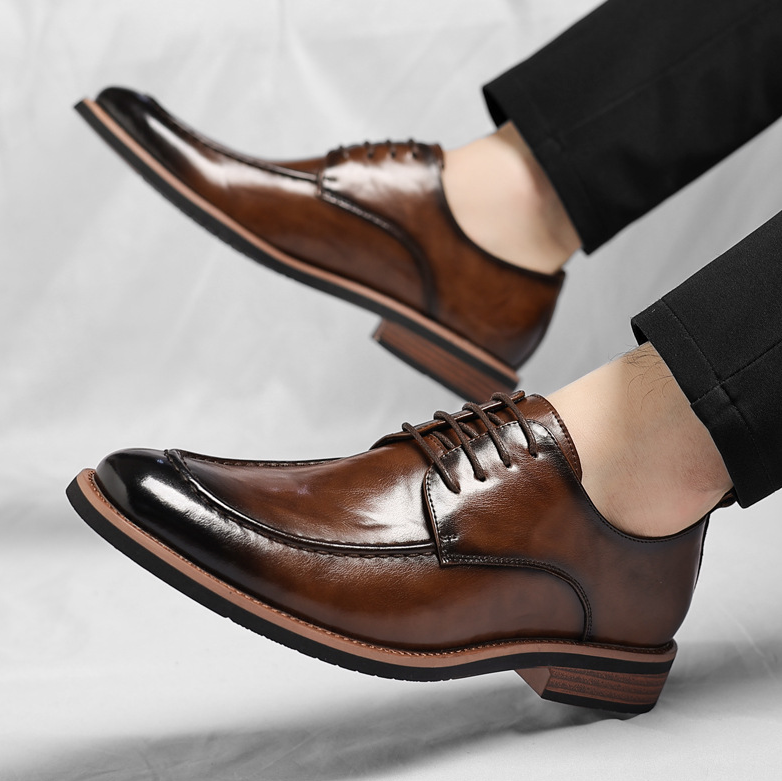 Zapatos derby de piel Vaughan