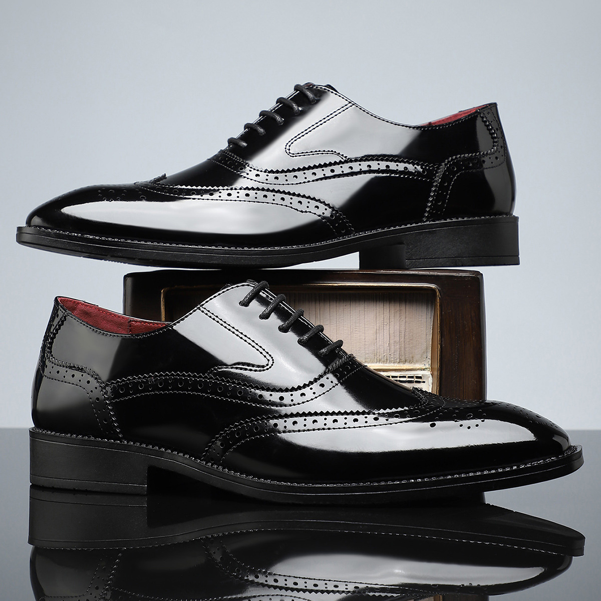 Zapatos brogue de piel Stirling