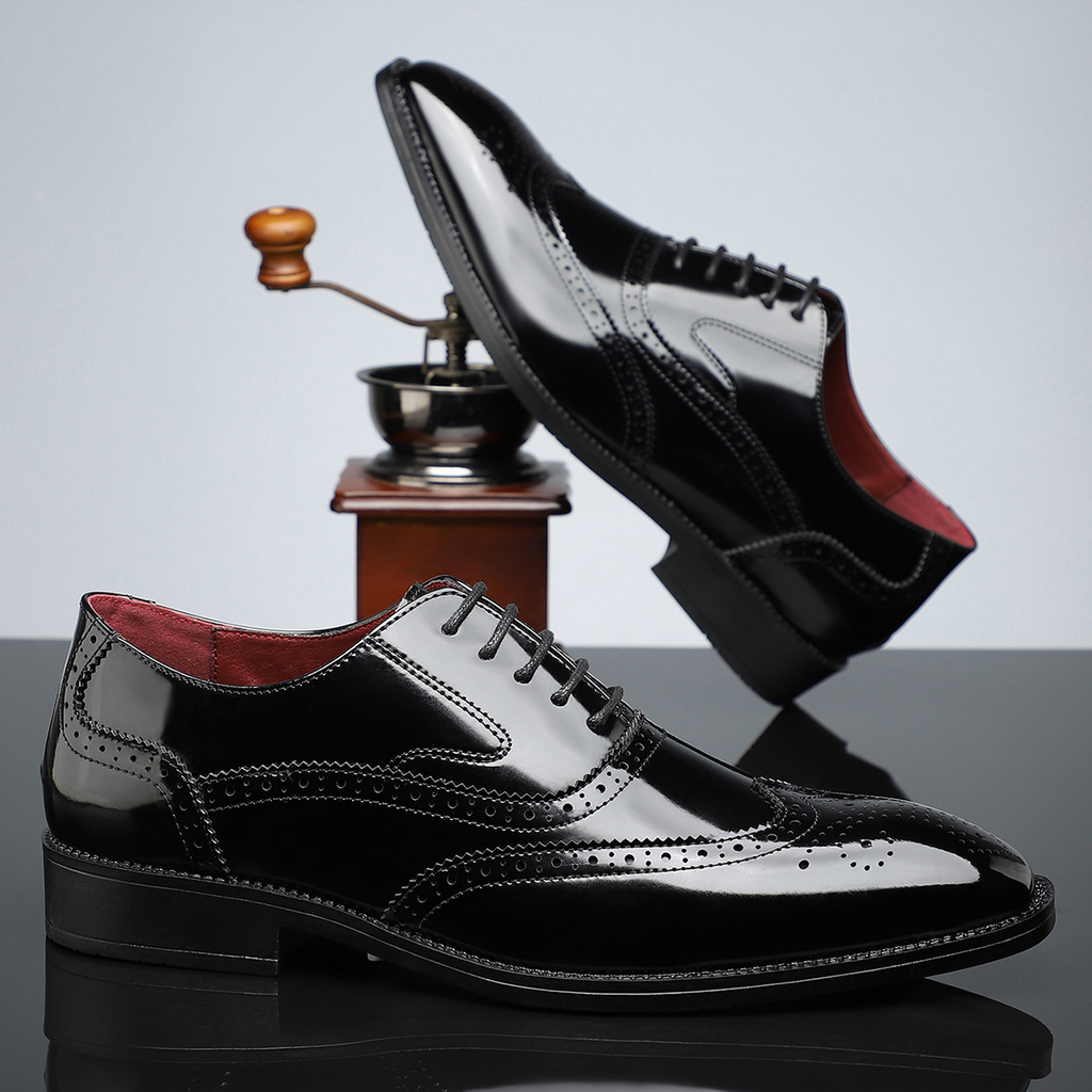 Zapatos brogue de piel Stirling